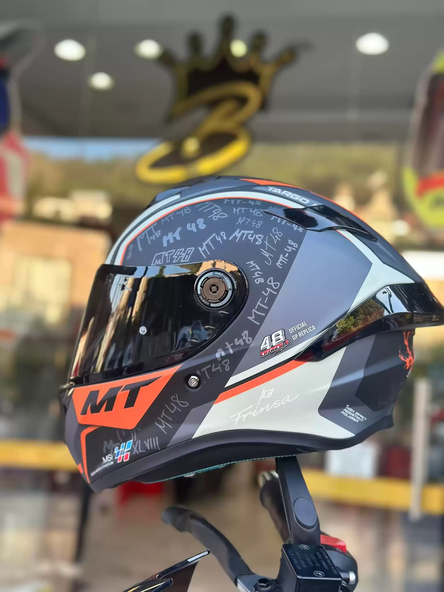 MT HELMETS TARGO S İVAN ORTALO B4 MAT ŞEFFAF VİZÖRLÜ
