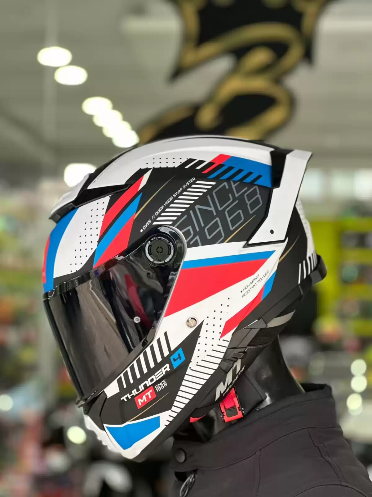 MT KASK THUNDER 4 SV FF118SV LUMINENCE A7 MAT ŞEFFAF VİZÖRLÜ